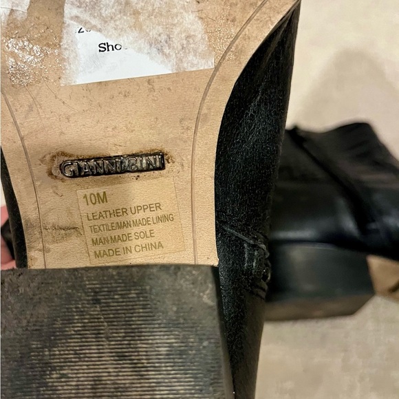 Gianni Bini Black leatherAnkle Boots - Picture 3 of 6